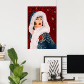 レトロヴィンテージクリスマスアートデコレディーポスター ポスター (ホームオフィス)