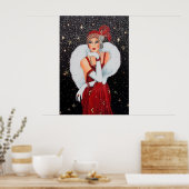 レトロヴィンテージクリスマスアートデコレディーポスター ポスター (キッチン)