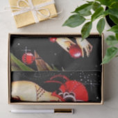 レトロヴィンテージクリスマスアートデコレディ 薄葉紙 (ギフト)