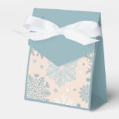 レトロヴィンテージクリスマスウィンタースノーフレーク フェイバーボックス (正面サイド)