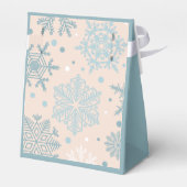 レトロヴィンテージクリスマスウィンタースノーフレーク フェイバーボックス (裏面サイド)