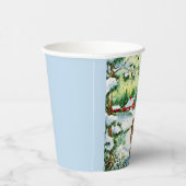 レトロヴィンテージクリスマスウィンターディアーパーティー 紙コップ (右)