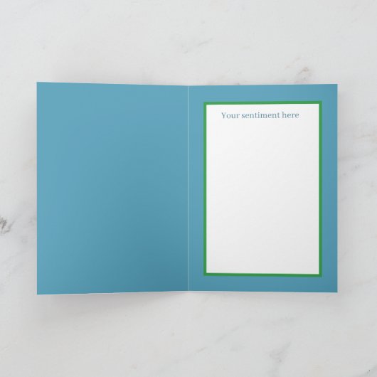 レトロヴィンテージクリスマスエンジェルズホリデイ カード (内部)