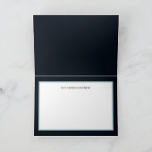 レトロヴィンテージクリスマスエンジェルトインデナー気持ち カード (内部)