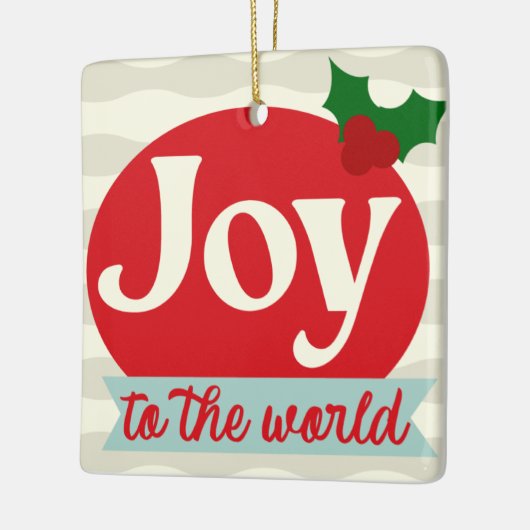 レトロヴィンテージクリスマスオーナメント セラミックオーナメント (左)