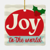 レトロヴィンテージクリスマスオーナメント セラミックオーナメント (裏面)