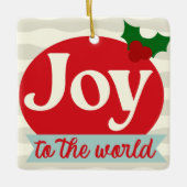 レトロヴィンテージクリスマスオーナメント セラミックオーナメント (正面)