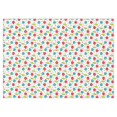 レトロヴィンテージクリスマスオーナメント パターン(の模様が)ある テーブルクロス (正面(横))