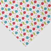 レトロヴィンテージクリスマスオーナメント パターン(の模様が)ある 薄葉紙 (詳細)