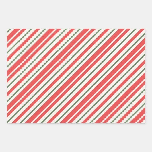 レトロヴィンテージクリスマスキッズホリデイ ラッピングペーパーシート (正面3)