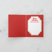 レトロヴィンテージクリスマスキッズ追加メッセージカード シーズンカード (内部)