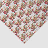 レトロヴィンテージクリスマスキャットホリデータイル 薄葉紙 (詳細)