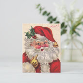 レトロヴィンテージクリスマスサすてきンタ シーズンカード (スタンド正面)