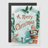 レトロヴィンテージクリスマスサカッコいいンタグリーティング (正面/裏面)