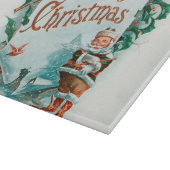 レトロヴィンテージクリスマスサカッコいいンタグリーティング カッティングボード (角)