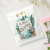 レトロヴィンテージクリスマスサカッコいいンタグリーティング フェイバーバッグ (封をした状態)