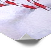 レトロヴィンテージクリスマスサンタのワークショップポスター ポスター (角)