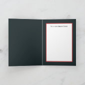 レトロヴィンテージクリスマスサンタアド気持ち シーズンカード (内部)