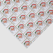 レトロヴィンテージクリスマスサンタタイル 薄葉紙 (詳細)
