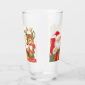 レトロヴィンテージクリスマスサンタトインデナー タンブラーグラス (右)