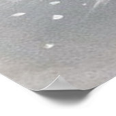 レトロヴィンテージクリスマスサンタトナカイのポスター ポスター (角)