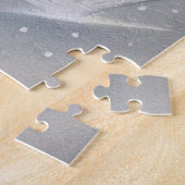 レトロヴィンテージクリスマスサンタホリデイトインデナー ジグソーパズル (側面)