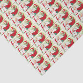 レトロヴィンテージクリスマスサンタホリデータイル  薄葉紙 (詳細)