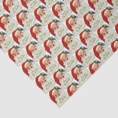 レトロヴィンテージクリスマスサンタホリデータイル 薄葉紙 (詳細)