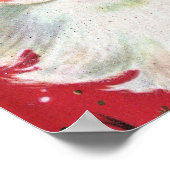 レトロヴィンテージクリスマスサンタホリデーポスター ポスター (角)