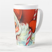 レトロヴィンテージクリスマスサンタ カフェラテマグ (右アングル)