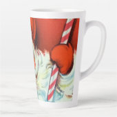 レトロヴィンテージクリスマスサンタ カフェラテマグ (右)