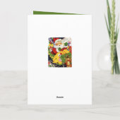 レトロヴィンテージクリスマスサンタ シーズンカード (裏面)