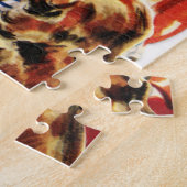 レトロヴィンテージクリスマスサンタ ジグソーパズル (側面)