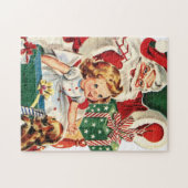 レトロヴィンテージクリスマスサンタ ジグソーパズル (横)