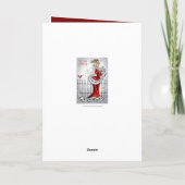 レトロヴィンテージクリスマスシスターアッド気持ち シーズンカード (裏面)