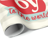 レトロヴィンテージクリスマスジョイ・トゥ・ザ・ワールド ラッピングペーパー (ロールコーナー)