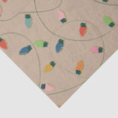 レトロヴィンテージクリスマスストリングライトオンクラフト 薄葉紙 (詳細)