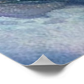 レトロヴィンテージクリスマスタウンホリデーポスター ポスター (角)