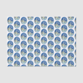 レトロヴィンテージクリスマスチャーチホリデイ 薄葉紙