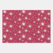 レトロヴィンテージクリスマスディアキッチラッピング紙 ラッピングペーパーシート (正面2)