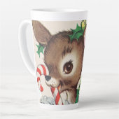 レトロヴィンテージクリスマスディアホリデイ カフェラテマグ (左アングル)