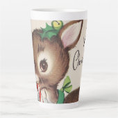 レトロヴィンテージクリスマスディアホリデイ カフェラテマグ (正面)