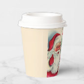レトロヴィンテージクリスマスデイサンタホリデー 紙コップ (右)