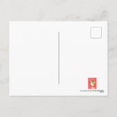 レトロヴィンテージクリスマストインデナーホリディポストカード シーズンポストカード (裏面)