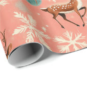 レトロヴィンテージクリスマストインデナーIIラッピング紙 ラッピングペーパー (ロールコーナー)