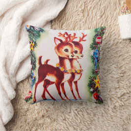 レトロヴィンテージクリスマストナディアデコ枕 クッション