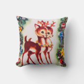 レトロヴィンテージクリスマストナディアデコ枕 クッション (正面)