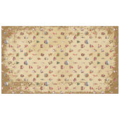 レトロヴィンテージクリスマスパターン テーブルクロス (正面(横))