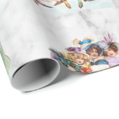 レトロヴィンテージクリスマスパーティーレディース ラッピングペーパー (ロールコーナー)