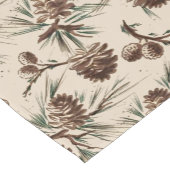 レトロヴィンテージクリスマスピネコン ショートテーブルランナー (コーナー)